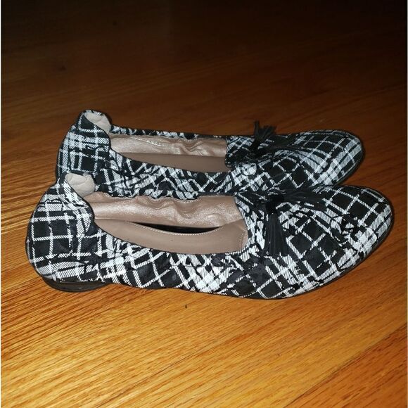 Beautifeel Black plaid flats - Picture 1 of 7
